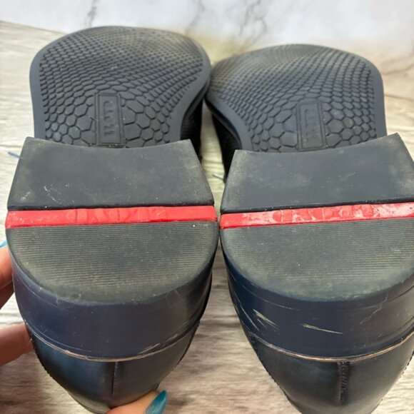 Lloyd Gavino Men's Navy Perforated Leather Dress Derby Oxford Shoes - Picture 16 of 16